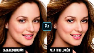 Curso PHOTOSHOP #10 – Cómo DEPIXELAR una IMAGEN y CONVERTIRLA en una FOTO de ALTA CALIDAD  TUTORIAL