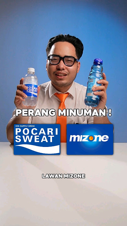 mizone vs pocari sweat ! #minuman #games #lari