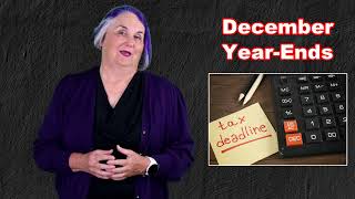 December Year Ends – Last Chance to File On Time