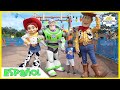 TOY STORY LAND Paseo de Slinky Dog Dash y Alien Swirling Saucers en Disney World con Ryan’s World