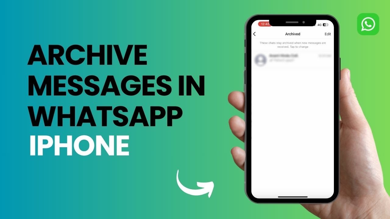 Store Messages How to Store Messages in WhatsApp iPhone - YouTube