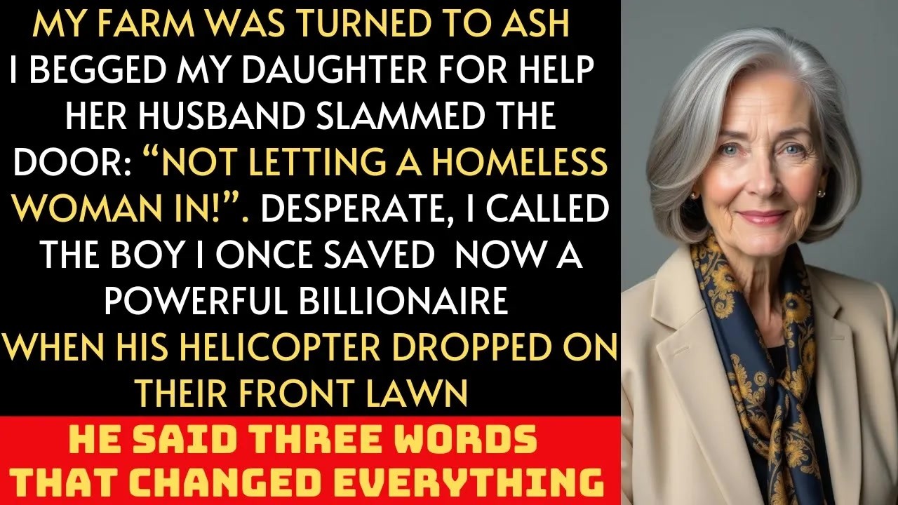 My farm burned down  My family called me homeless  So I called the billionaire I used to babysit