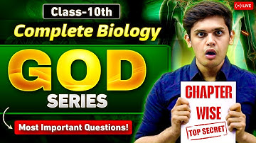 Class 10th Science - Complete Biology Most Important Questions🔥|  Prashant Kirad