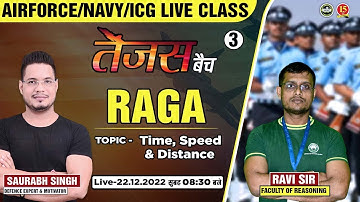 Join Arithmetic ( Time, Speed & Distance ) Live Class for Agniveer Airforce X /Y Group Exam - MKC