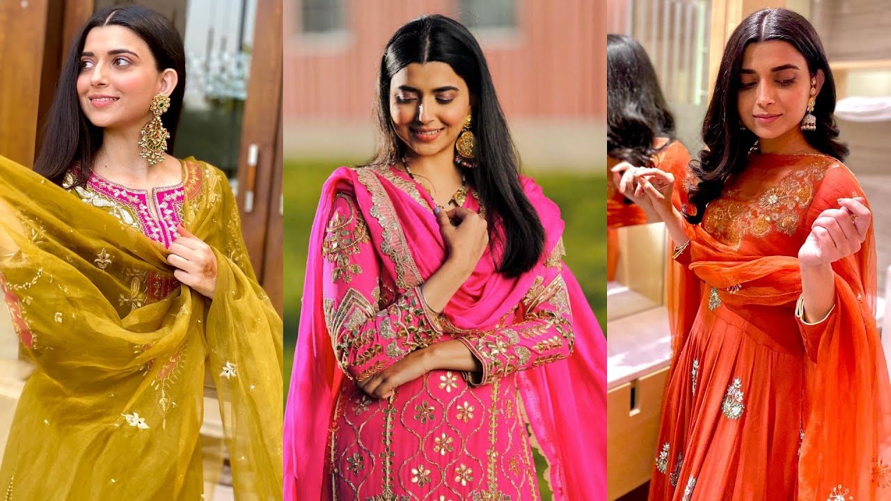 Nimrat Khaira on Instagram: “Jinu vajde salute paake turan nal suit❤️  wearing @nimratkahlon.in” | Punjabi outfits, Indian designer suits, Indian  designer outfits