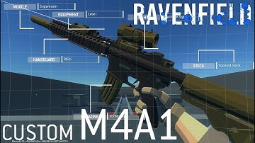 Ravenfield: New Penguin Framework Custom M4A1 gameplay showcase