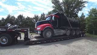 Подготовка грузовика и выезд в первый рейс. Kenworth W900L