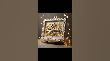 Meta ai on whatsapp||Frame name editing||make image of your name||#shorts#whatsappstatusvideo#mahesh