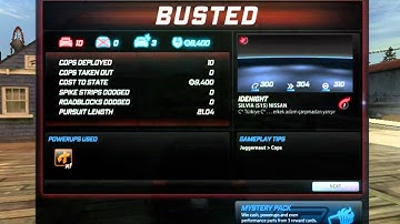 [Bug # 17 - 18] Need for Speed World NFSW hit cop wall invisible evading busted