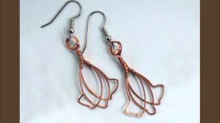 Art Nouveau Garden Jewelry Collection Preview - Copper Wire Jewelry