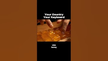 Your Country Your Keyboard #ai #relaxing #satisfying #aiasmr #closeup #asmr