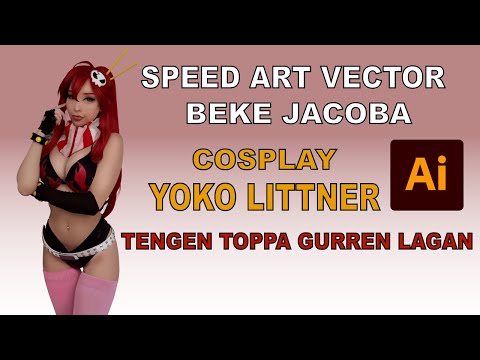 Speed Art Vector  - Cosplay -  Beke Jacoba - Yoko Littner  (Adobe Illustrator 2022)