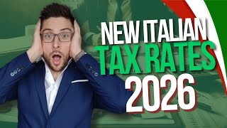 First NEWS About Italian Tax Brackets Rate 2026