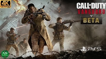 PS5 Call of Duty Vanguard Public Beta Gameplay (4K)