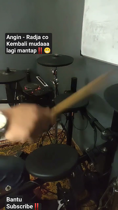 ANGIN - RADJA KEMBALI MUDA LAGI CO‼️#drumcover #angin #radjaband #flashback #trending #viral