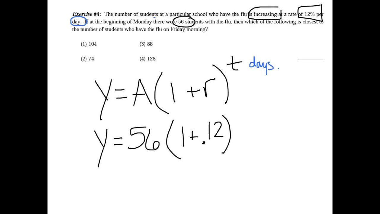 Exponential Growth And Decay Examples Solutions Videos Worksheets Activities