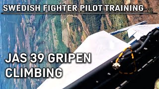 Amazing JAS 39 Gripen Climb