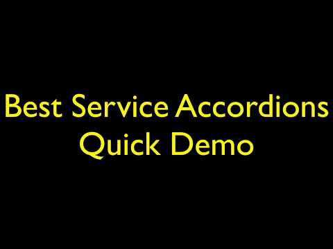 Best Service Accordions Quick Demo - Only Sound