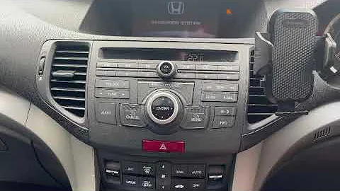 Honda Accord How to enter radio code/unlock 8th gen