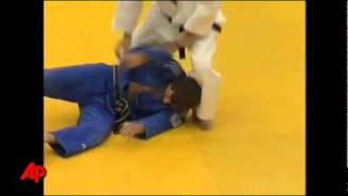 Raw Video  58 year old Putin's Black Belt Moves