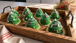 My Christmas Tree Cakes 🎄 Easy & Creamy Buttercream