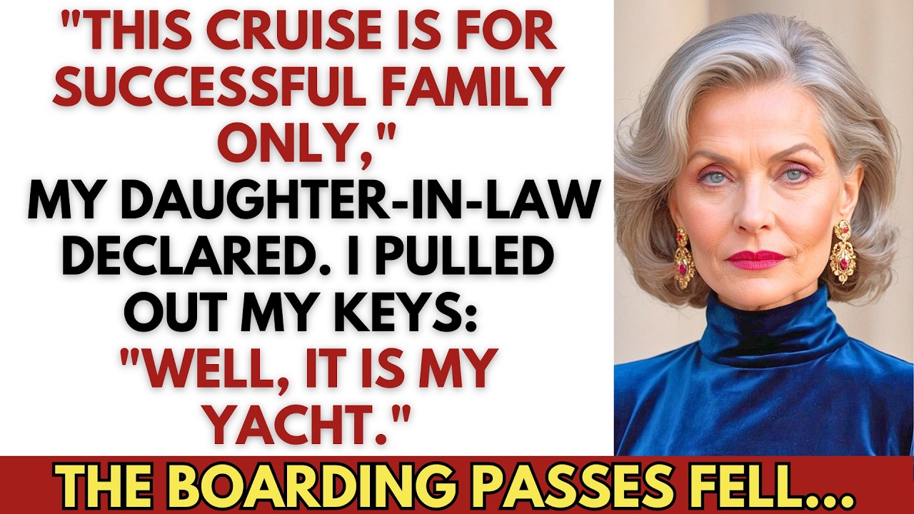 “Deze cruise is alleen voor de succesvolle leden van de familie,” zei Vanessa, terwijl ze een slok van haar latte nam en mijn versleten fauteuils minachtend bekeek. Het was een frisse...