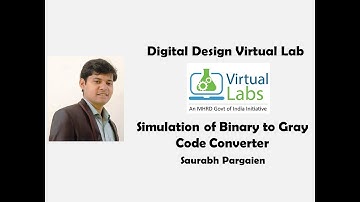 Simulation of Binary to Gray code converter using Virtual Lab