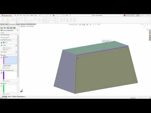 SOLIDWORKS - Sheet Metal 101