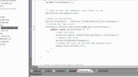 Android Tutorial 5 - Custom ArrayAdapter Class