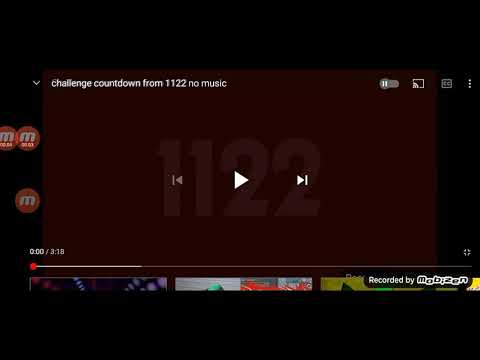 challenge countdown from 1122