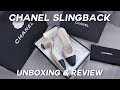 CHANEL SLINGBACK UNBOXING, REVIEW & COMPARISON | SLINGBACKS VS MULES