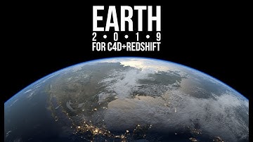 EARTH 2019 for C4D+Redshift Demo
