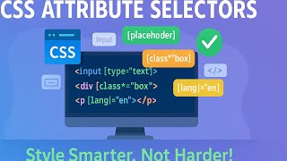 Secrets of HTML Attribute Selectors 😱 | Beginner to Pro in 1 Minute! 💻💡 #WebDesign