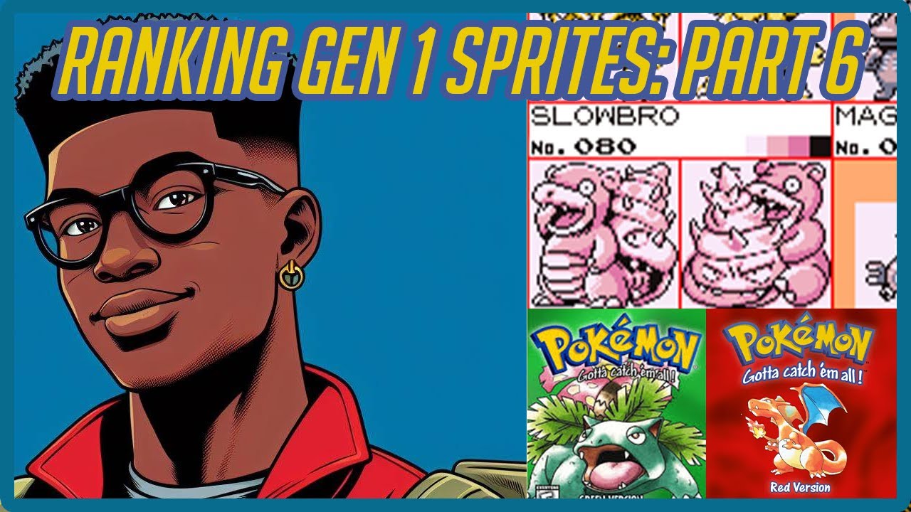 Ranking Pokémon Red and Blue Sprites Part 6 - YouTube