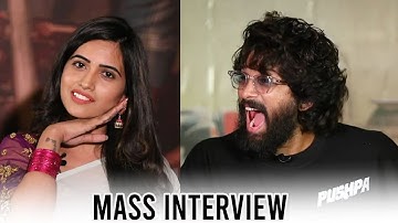 MASS: Pushpa Special Interview | Allu Arjun | Sukumar | DSP | News Buzz