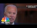 Biden Discusses Plans For First 100 Days In Exclusive Interview  | NBC Nightly News