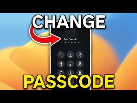 How To Change Passcode On iPhone (WORKING 2026!) - YouTube
