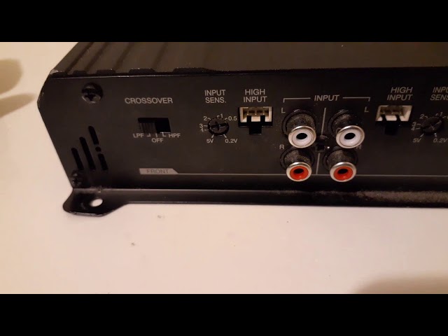 JVC 4 Channel Amplifier KS-AX204 class=