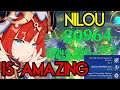 Level 1 Talent Nilou Is INSANE for Aoe F2P Damage | Full Team Artifacts Weapons | Genshin Impact