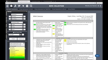 How to assess a student in Connecting Steps