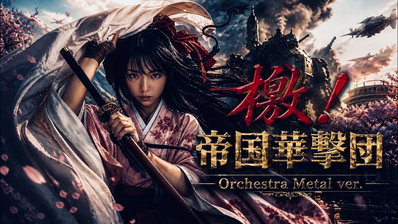 サクラ大戦「檄！帝国華撃団」Orchestra Metal ver.【AI Cover】 - YouTube
