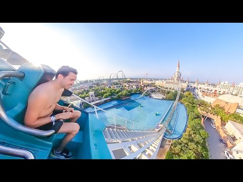 Typfoon Coaster - The Land of Legends - Onride - 4k - Wide Angle