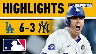 Thumbnail for DODGERS GANAN CON GRAND SLAM | Yankees 3-6 Dodgers | HIGHLIGHTS | Serie Mundial 2024 | Juego 1
