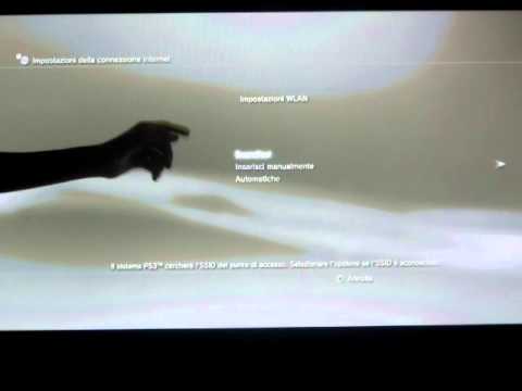 Come connettere la PS3 ad internet wireless