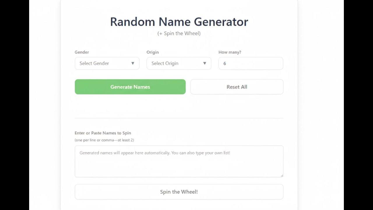 I TESTED the World's BEST Random Name Generator - YouTube