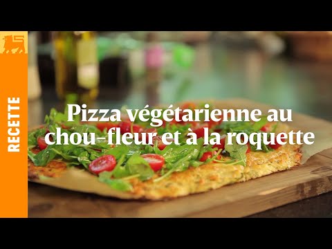 pizza-végétarienne-au-chou-fleur-et-à-la-roquette