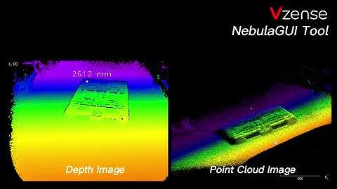 Demonstration - Black Pallet Recognition Outdoors Test by Vzense 3D Time of Flight Camera DS Series