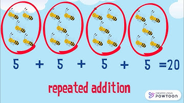 multiplication (1) - repeated addition -grade 2