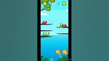 Bird Sort Color Puzzle Level 4 || #birdsortpuzzle #short #shorts #youtubeshorts