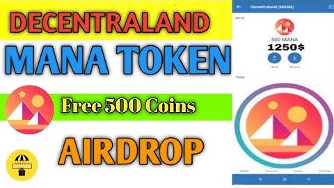 Claim 500 DECENTRALAND (MANA) in Trust Wallet